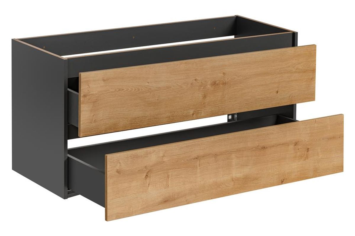 MONAKO GREY OAK 120CM SERVANTSKAP
