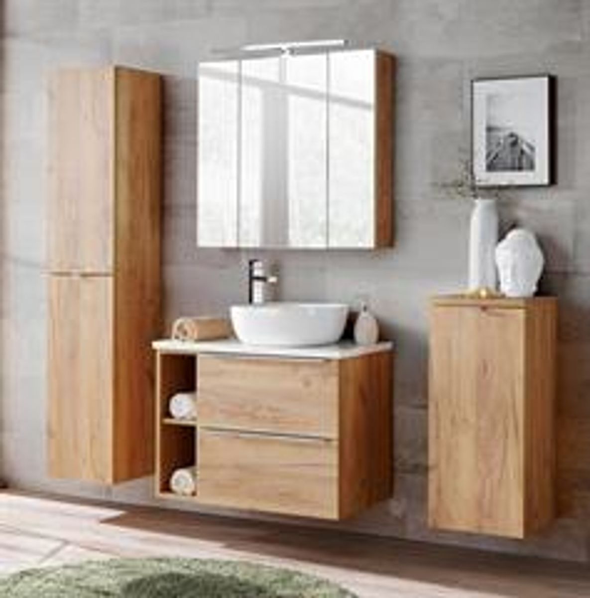 CAPRI OAK 842 Speilskap 60