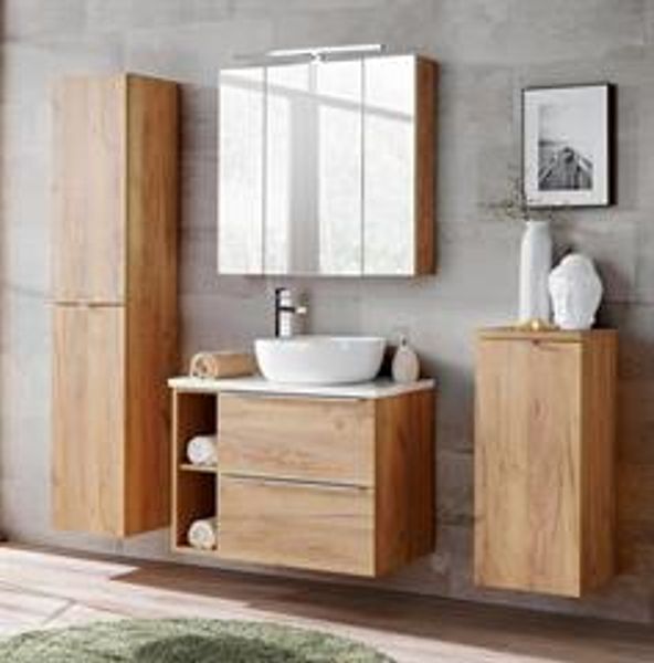 Hovedbilde CAPRI OAK 842 Speilskap 60